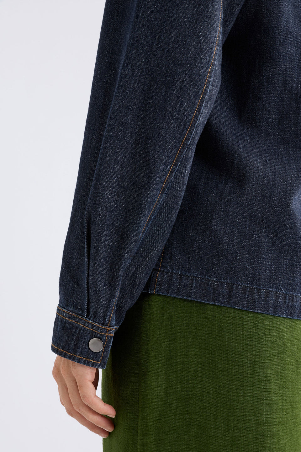 Valor Top - Mid Blue Denim