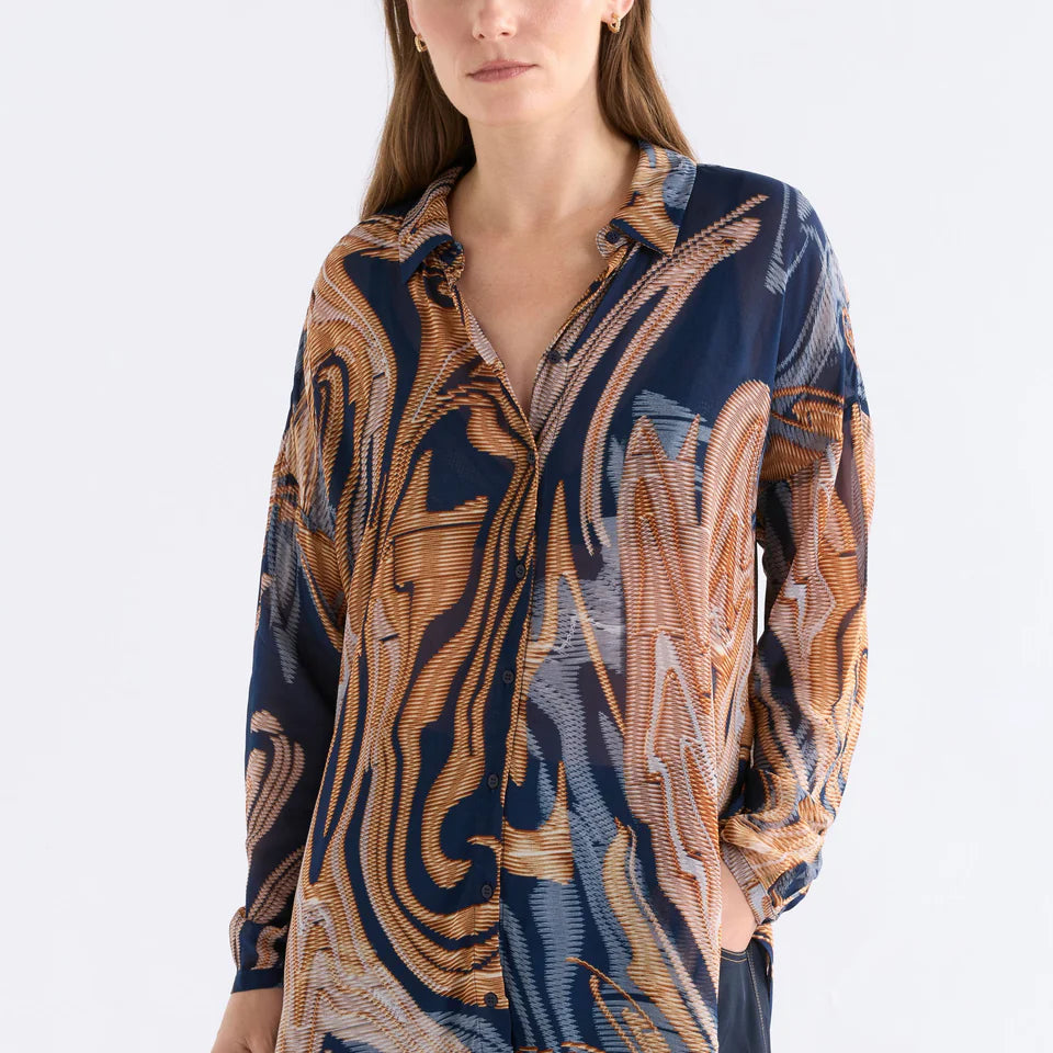 Eri Sheer Shirt - Brandr Print