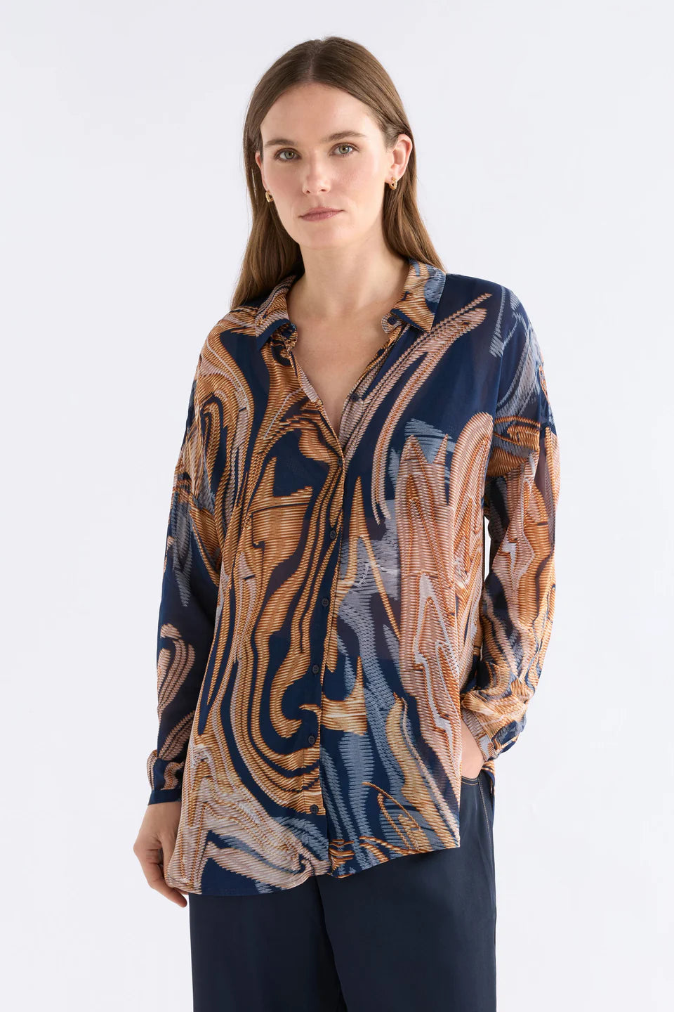Eri Sheer Shirt - Brandr Print