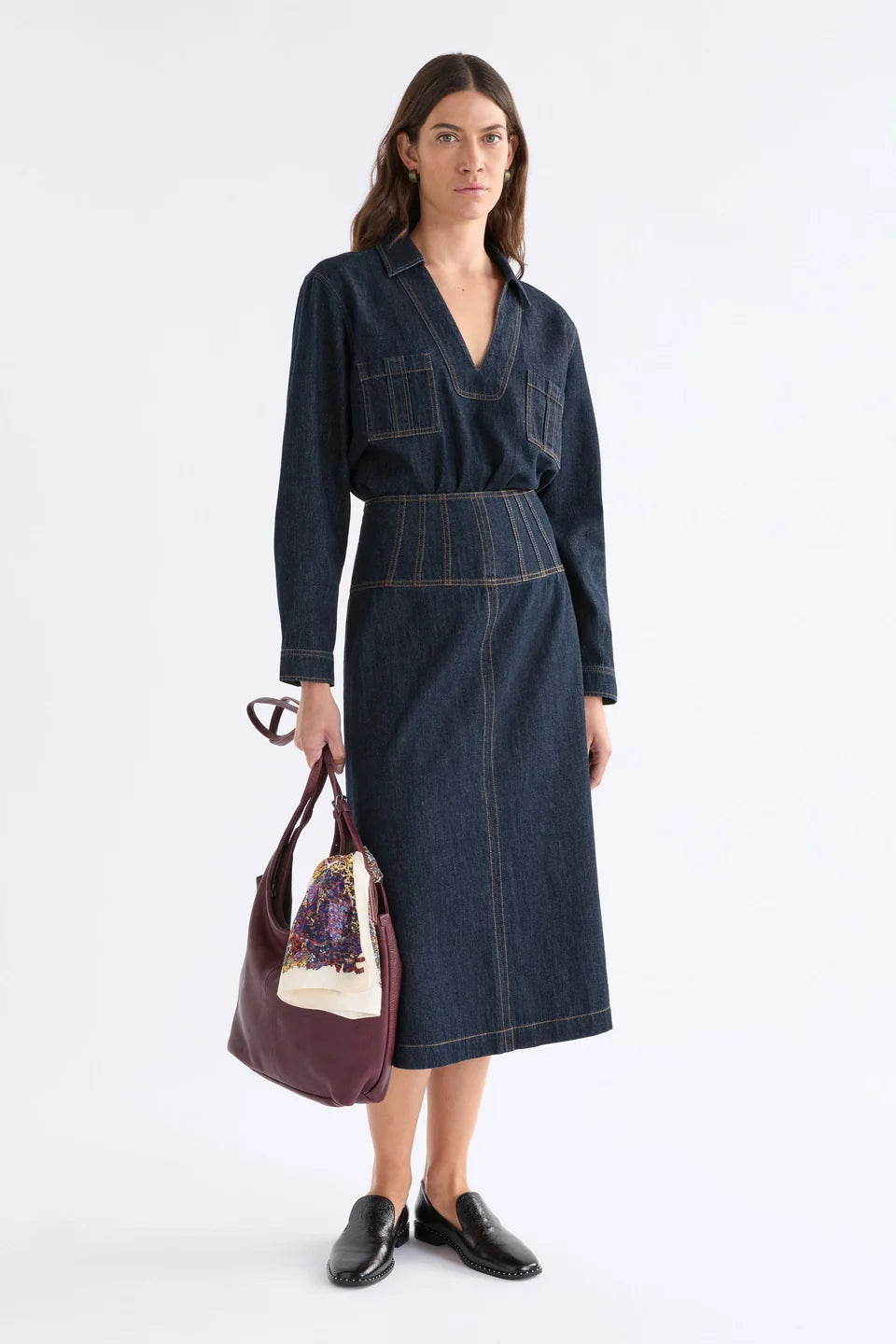 Valor Skirt - Mid Blue Denim