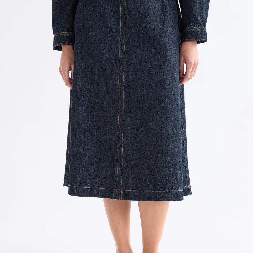Valor Skirt - Mid Blue Denim