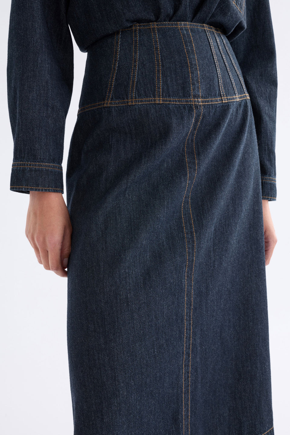Valor Skirt - Mid Blue Denim