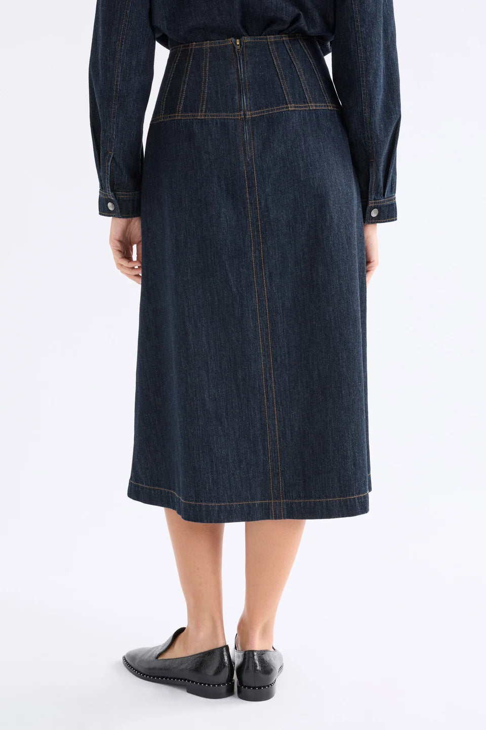 Valor Skirt - Mid Blue Denim