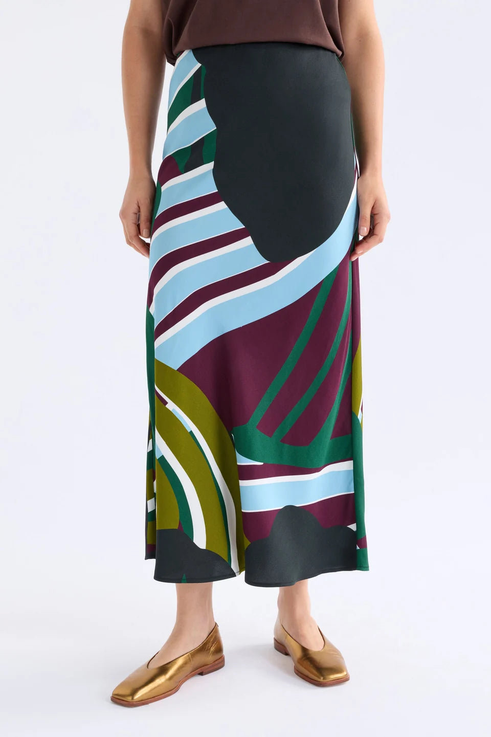 Stribe Print Kobaii Skirt
