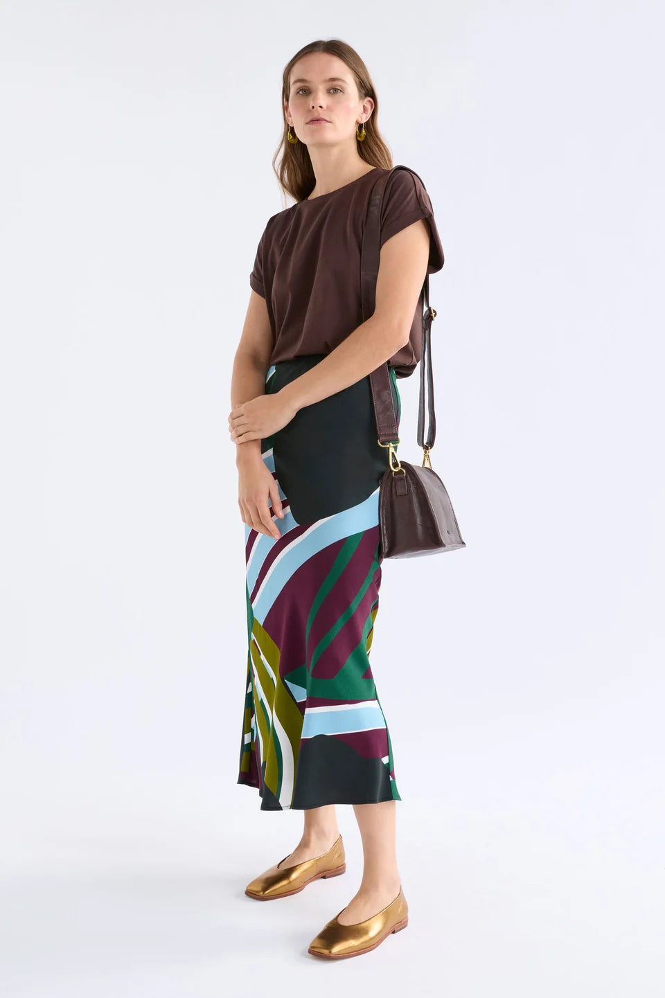 Stribe Print Kobaii Skirt