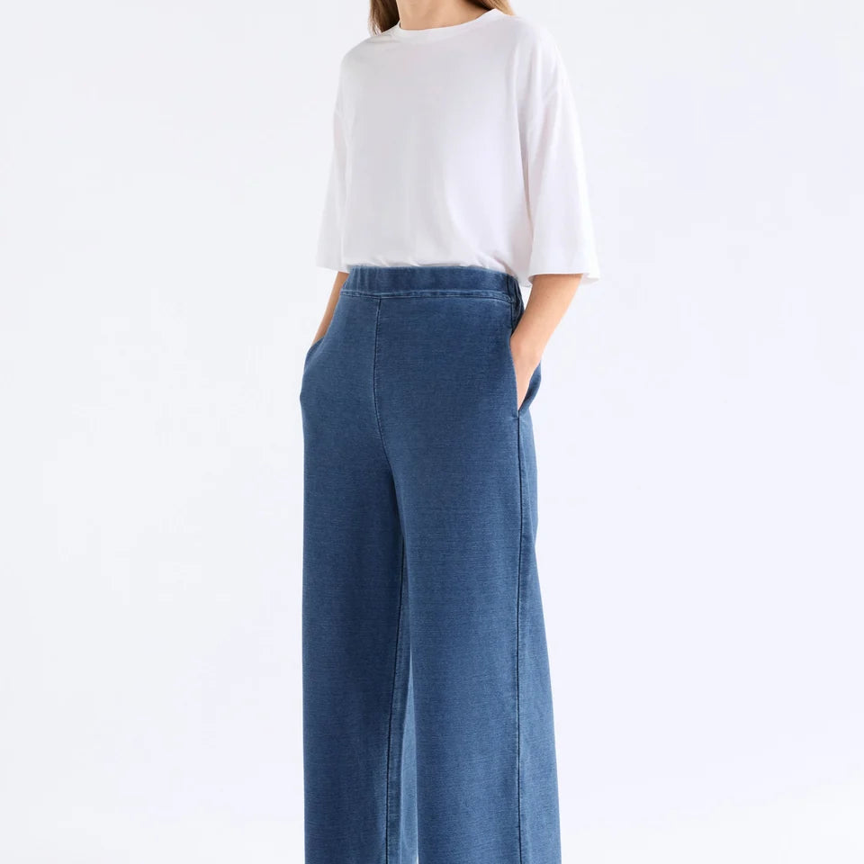 Enfeld Pant - Mid Blue Wash
