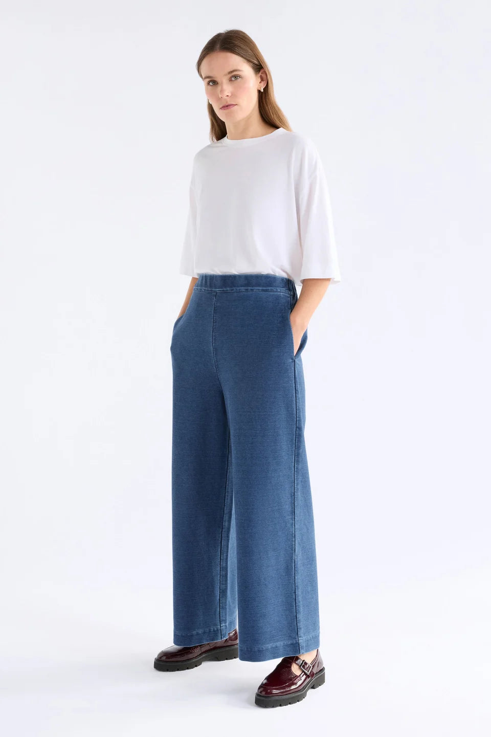 Enfeld Pant - Mid Blue Wash