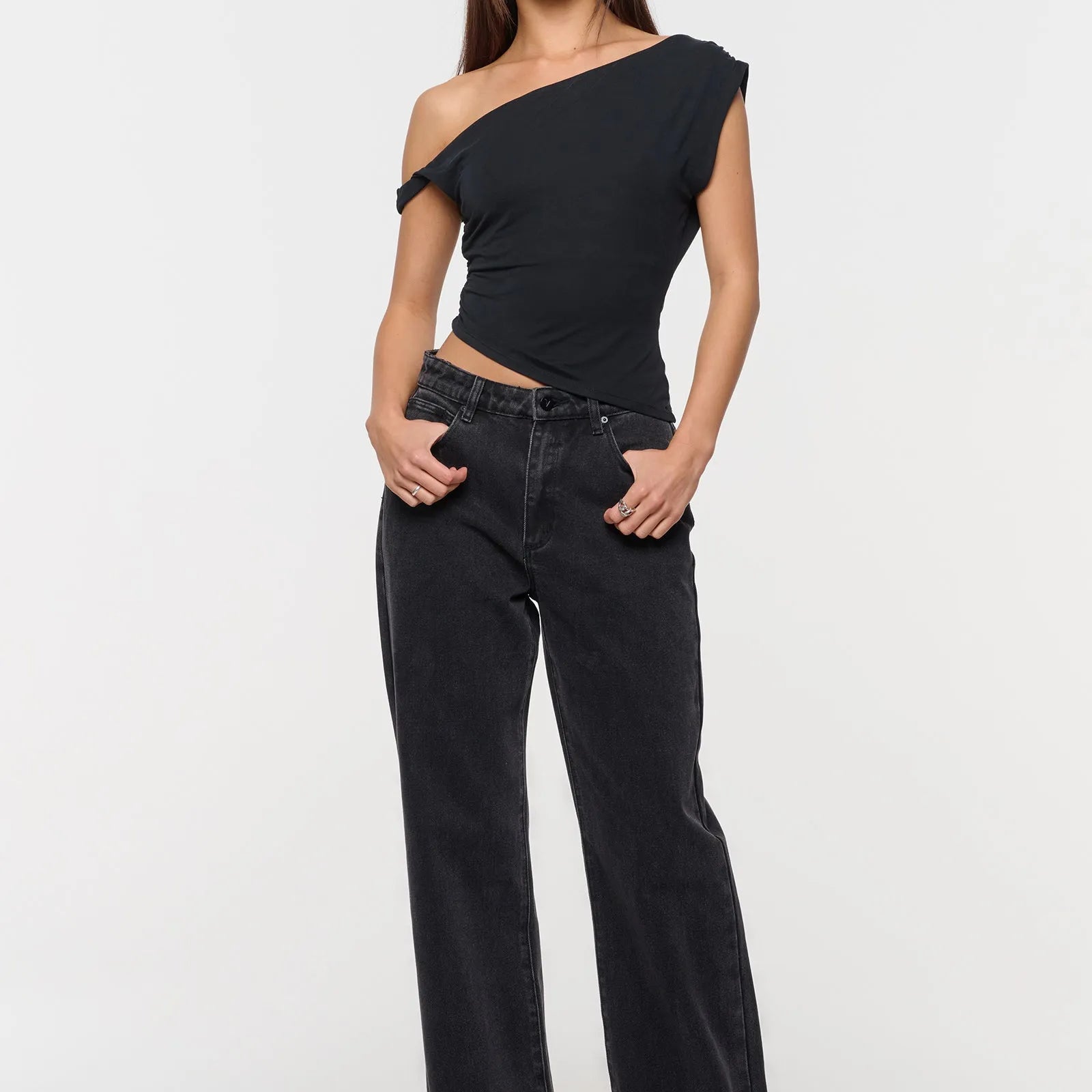 95 Baggy Heidi - Washed black