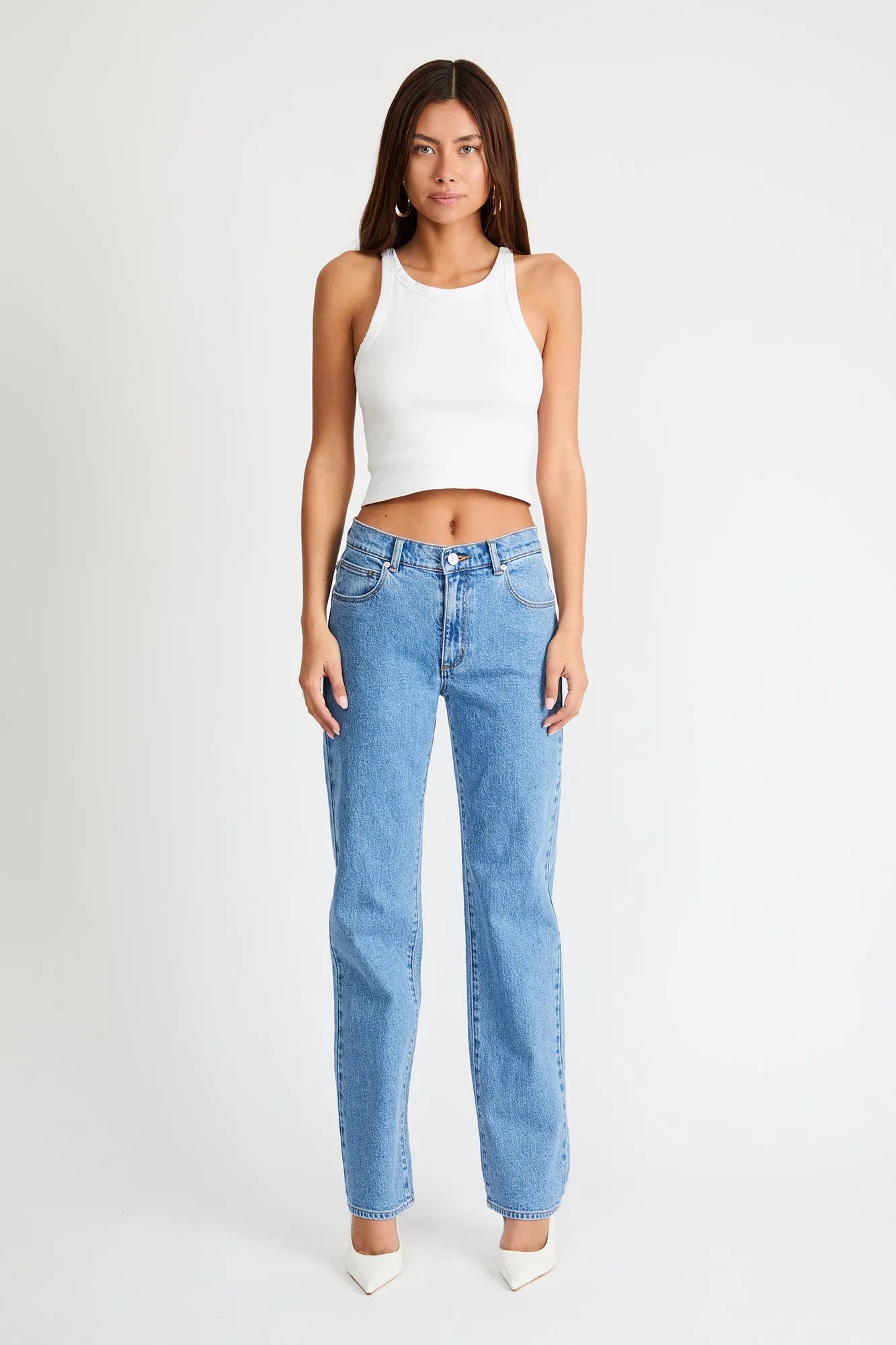 95 Mid Straight Debbie - Blue Denim