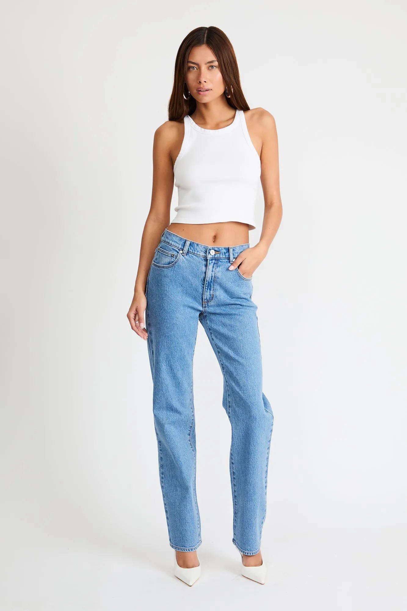 95 Mid Straight Debbie - Blue Denim