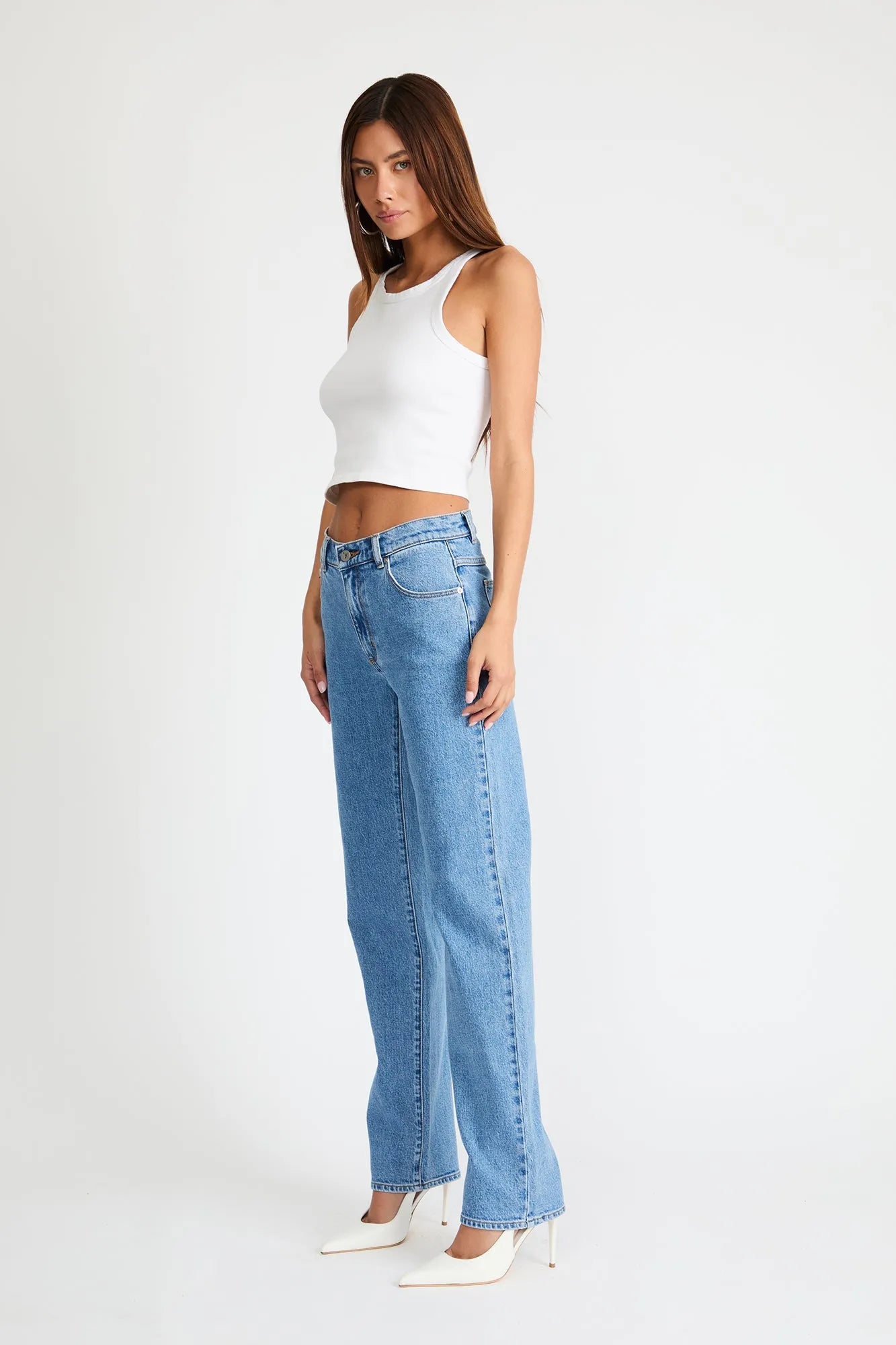 95 Mid Straight Debbie - Blue Denim