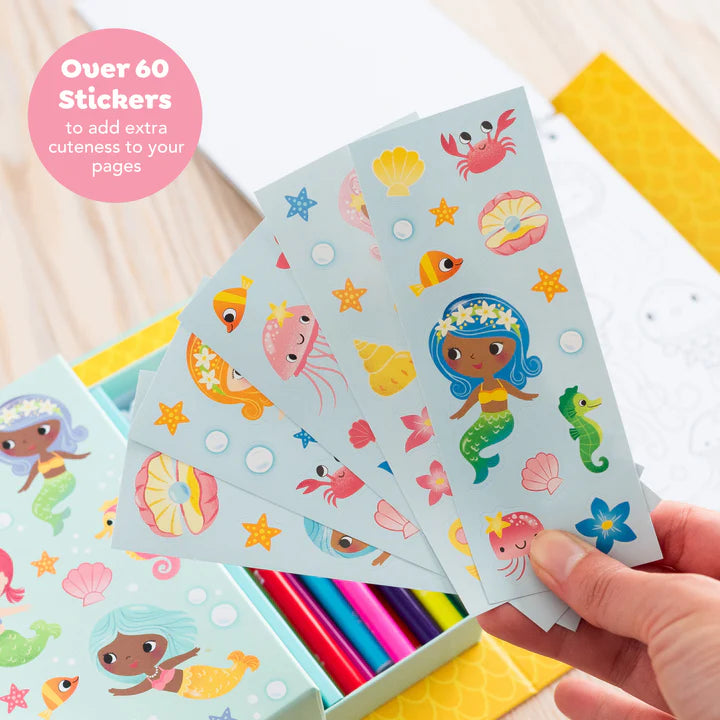 Colouring Set - Mermaids