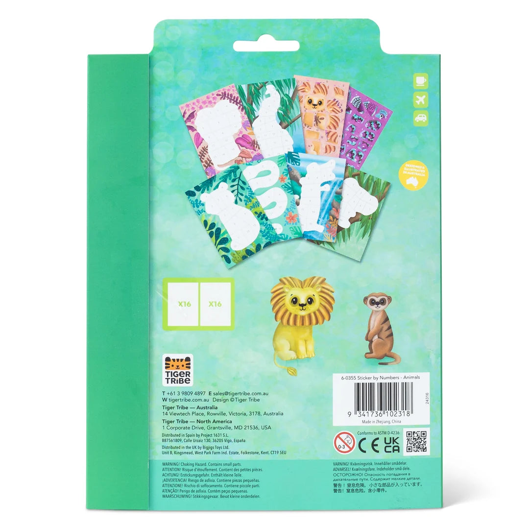Stickers By Numbers - Animals