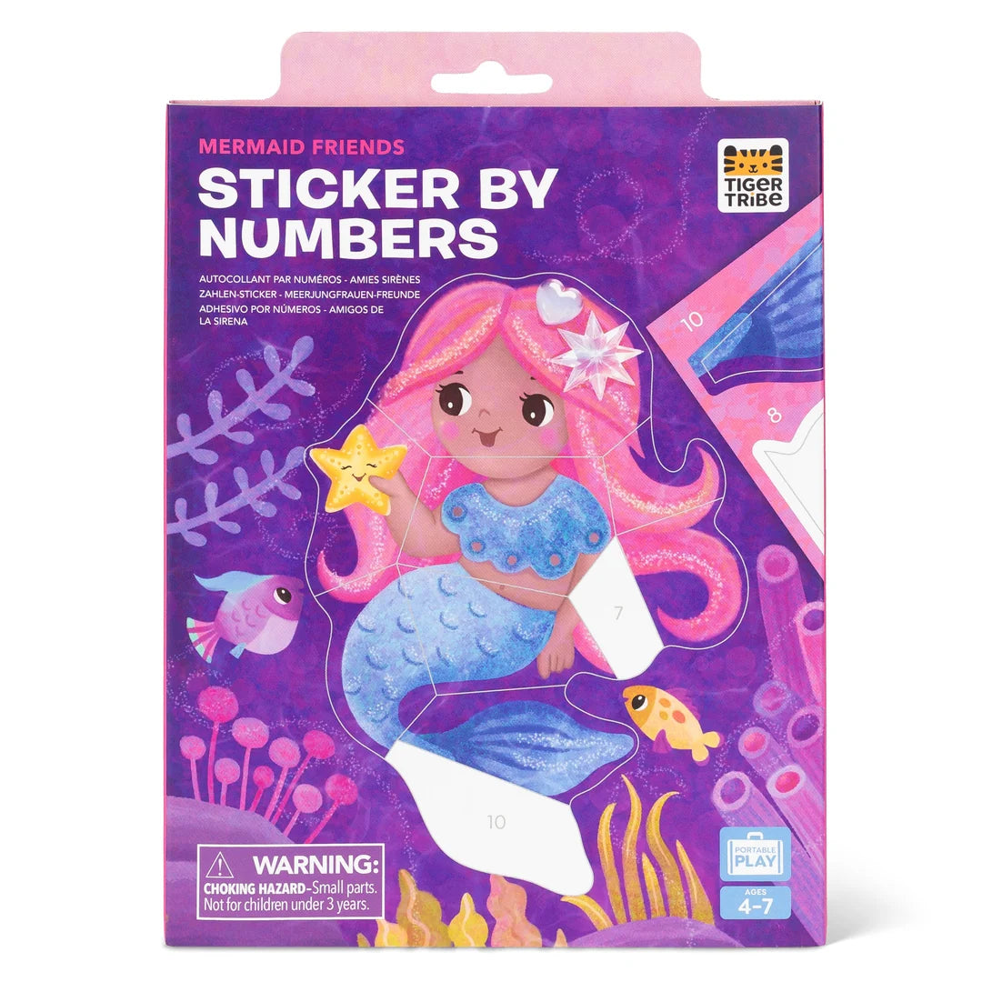Stickers By Numbers - Mermaid Friends