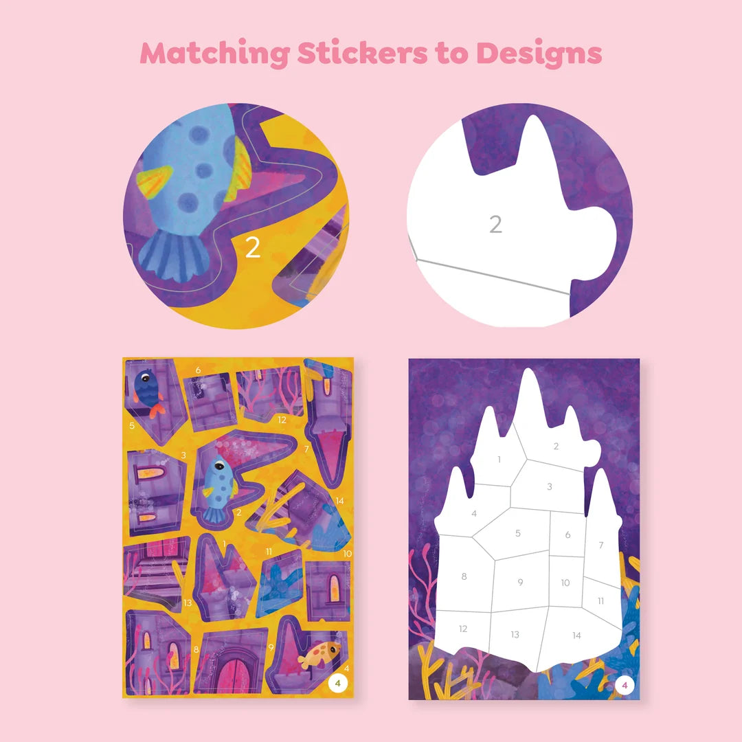 Stickers By Numbers - Mermaid Friends