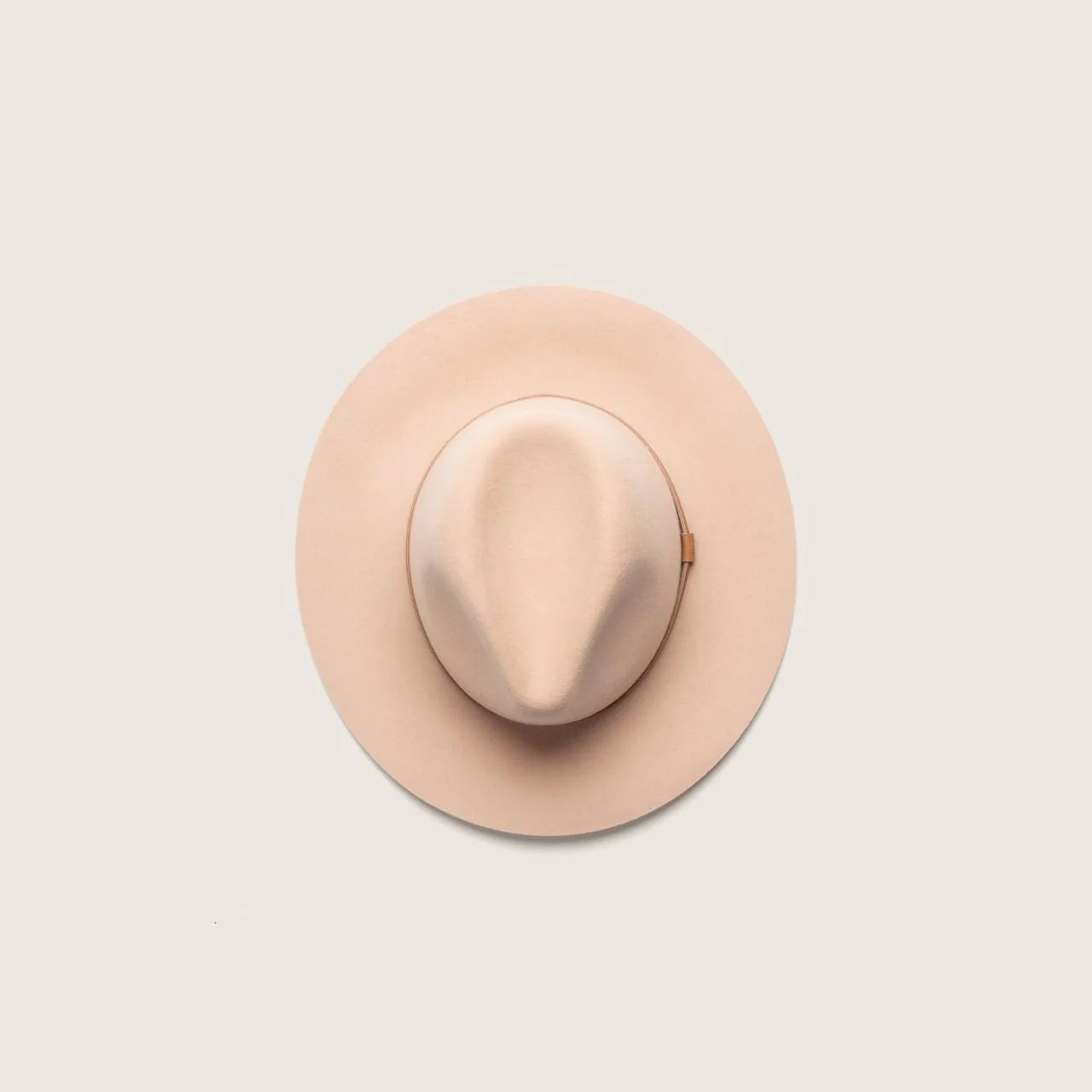 Anderson Almond - Cream Packable Wide Brim Fedora Hat