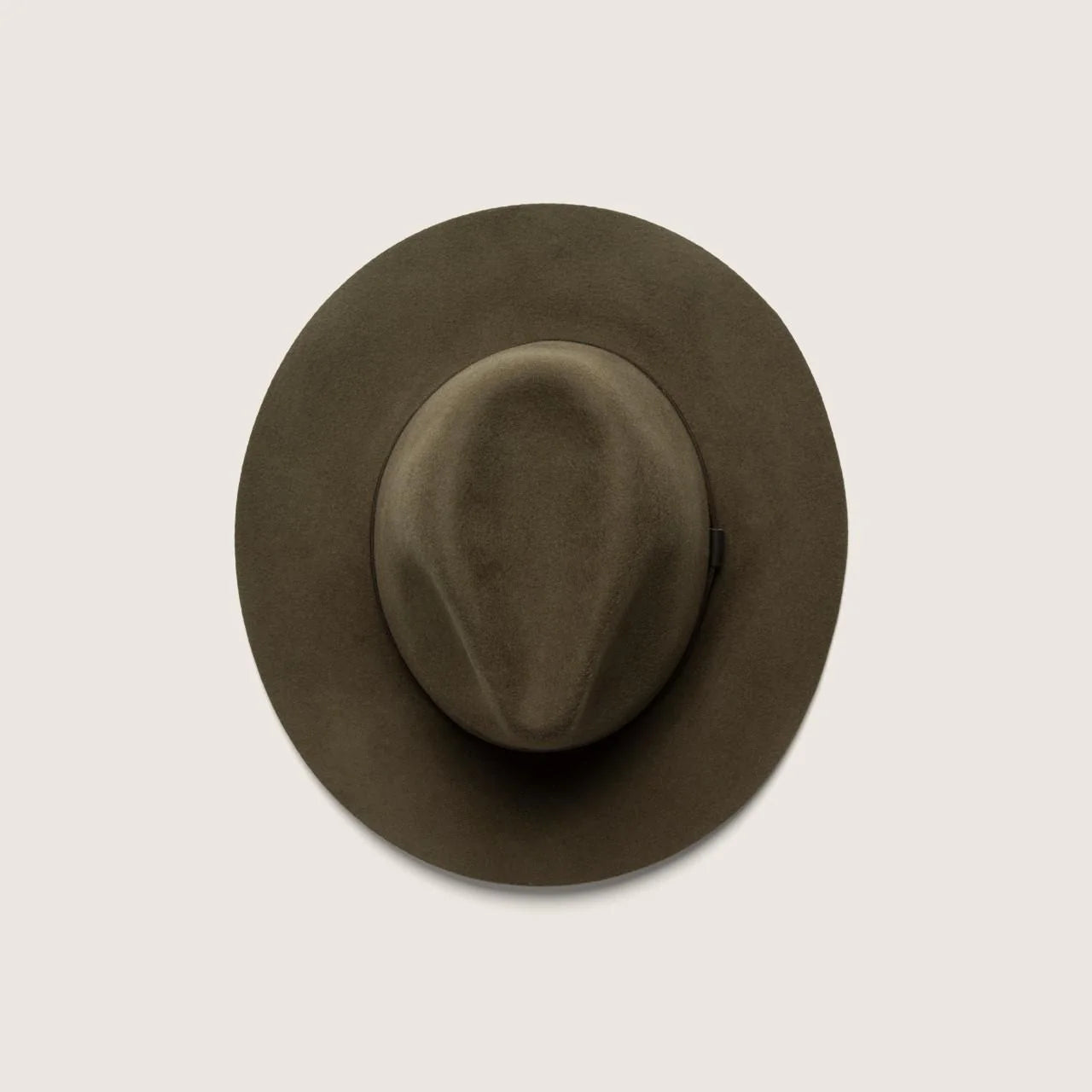 Anderson Olive - Green Packable Wide Brim Fedora Hat