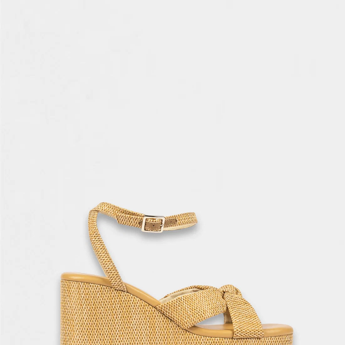 Inclination Wedge - Cinnamon Raffia