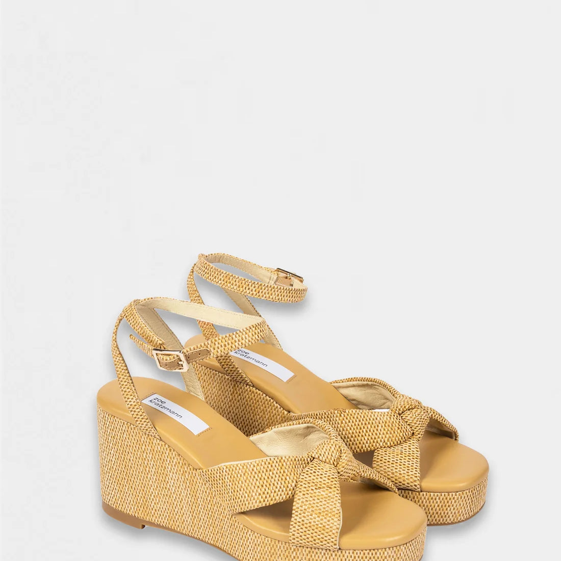 Inclination Wedge - Cinnamon Raffia