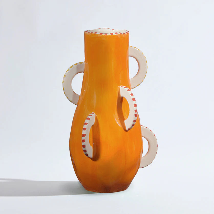 Cabana Large Vase - Orange