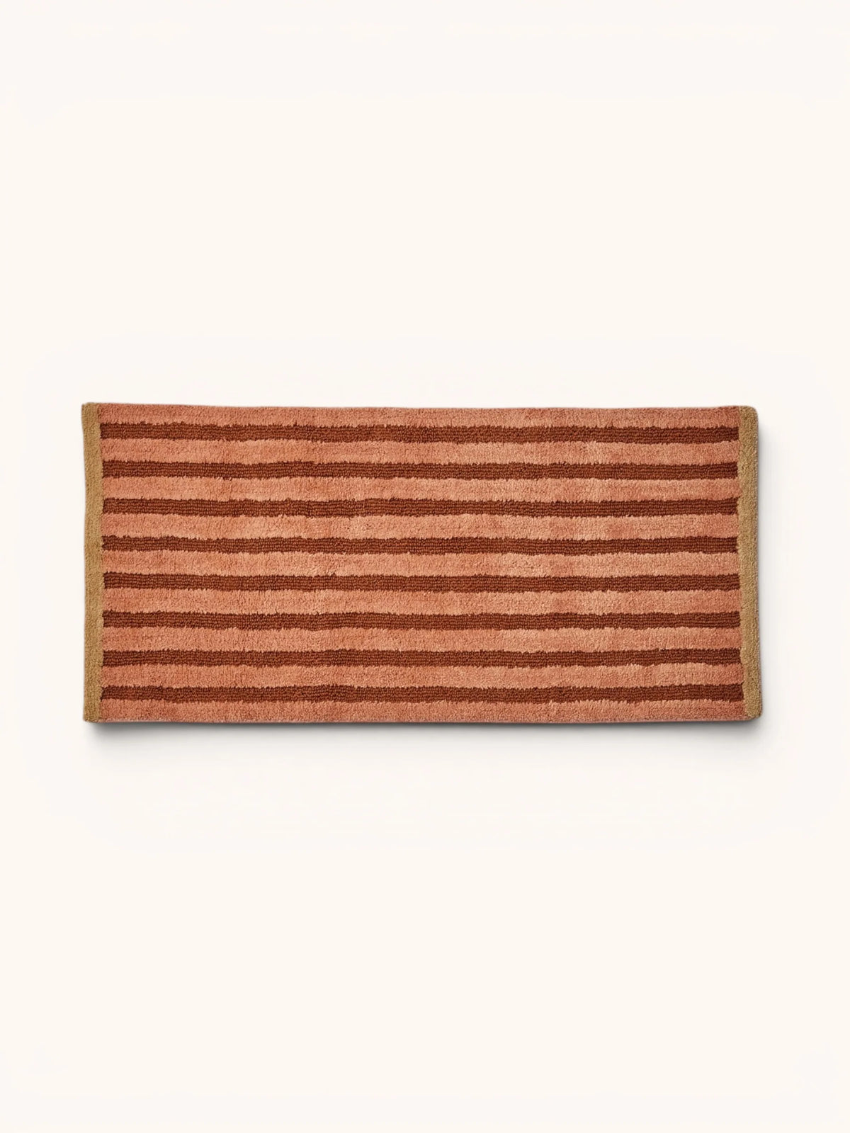 Stripe Terracotta Long Bath Mat