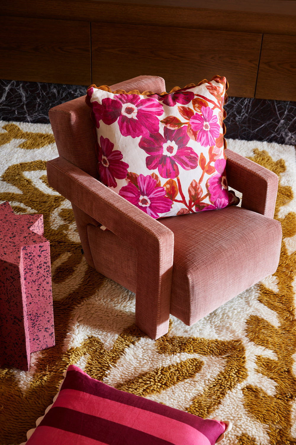 Cushion - Rosetta Pink 60cm