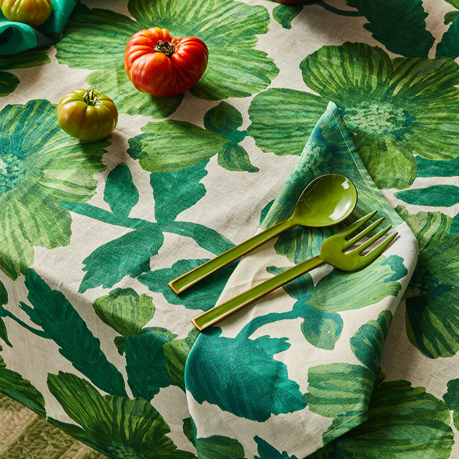 Napkins - Leon Emerald - Set of 4