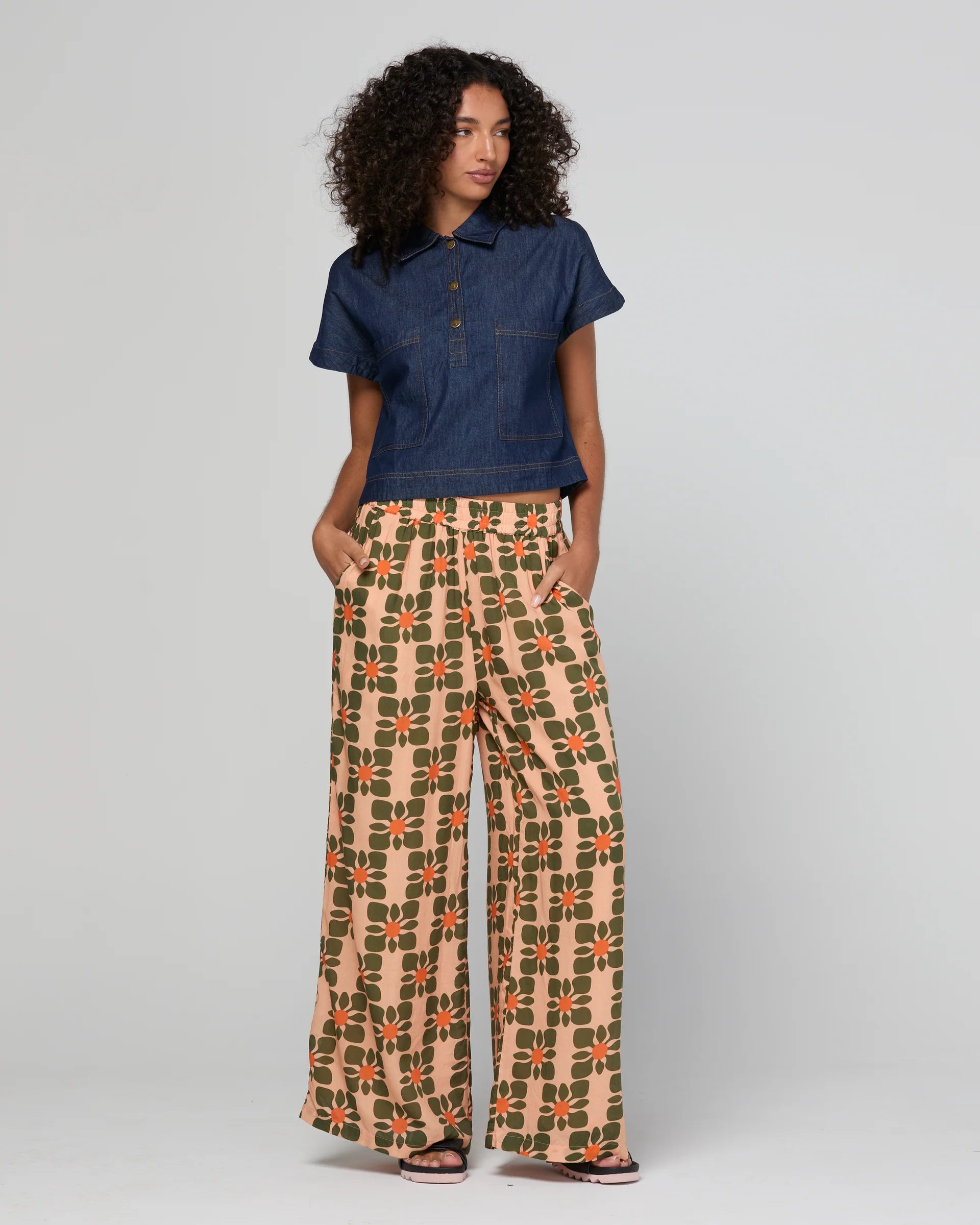 Fumiko Top - Dark denim