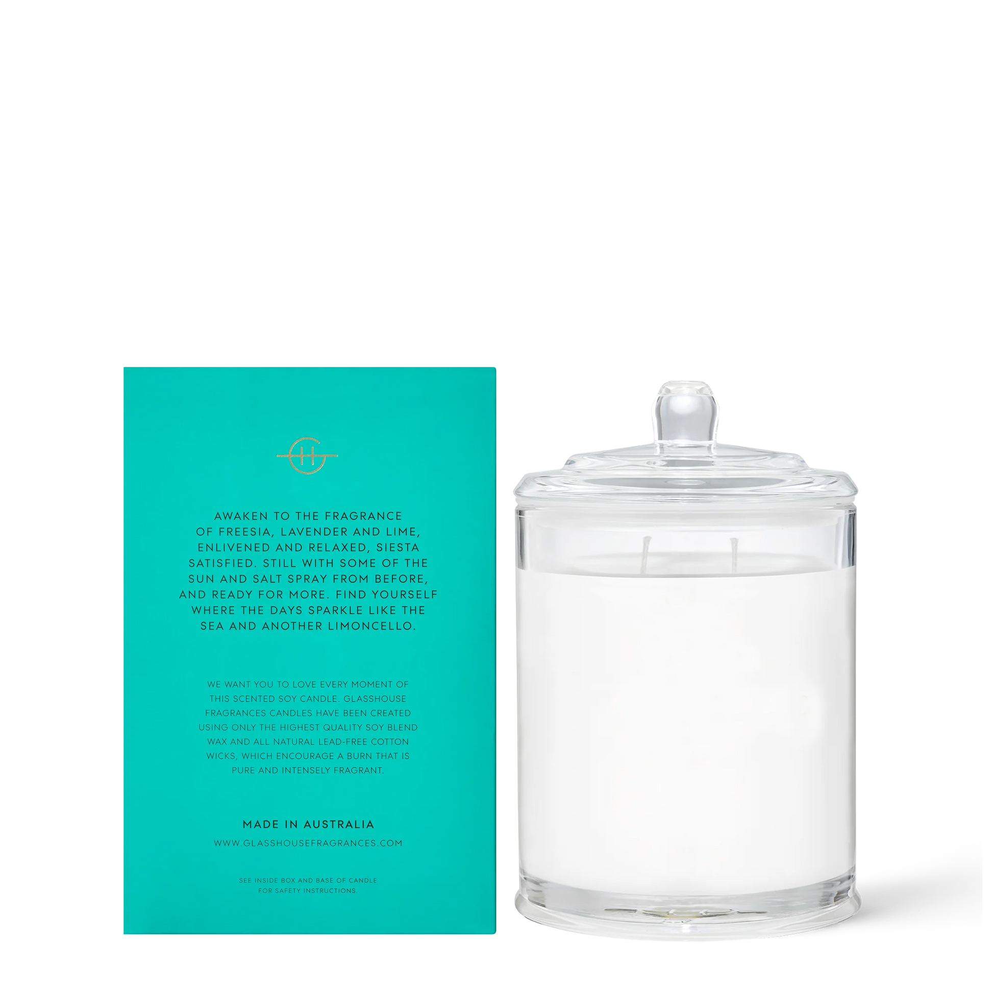 Glasshouse Lost in Amalfi Soy Candle 380g