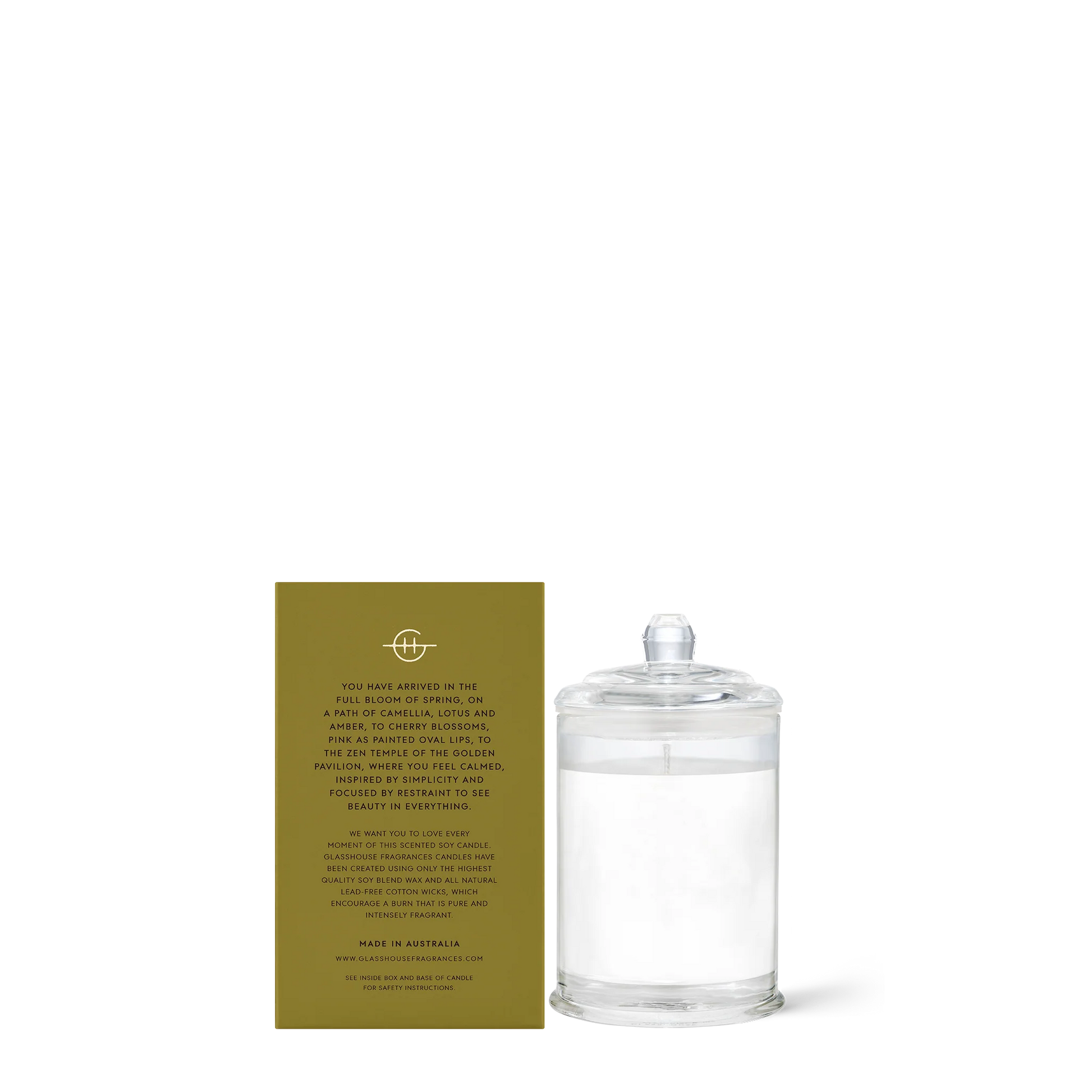 Glasshouse Kyoto in Bloom Soy Candle 60g
