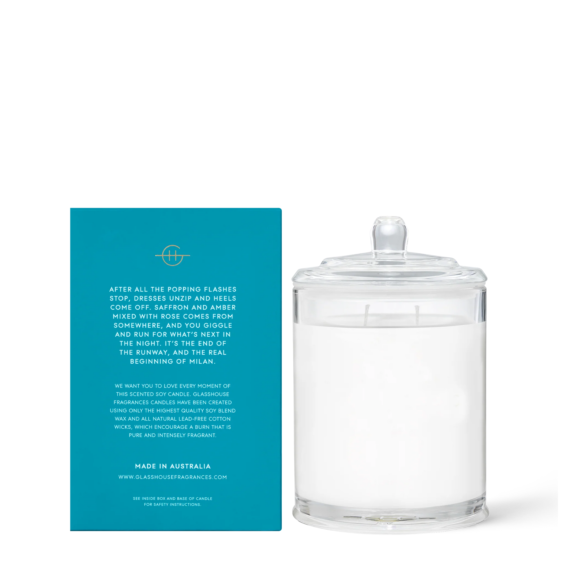 Glasshouse Midnight in Milan Soy Candle 380g