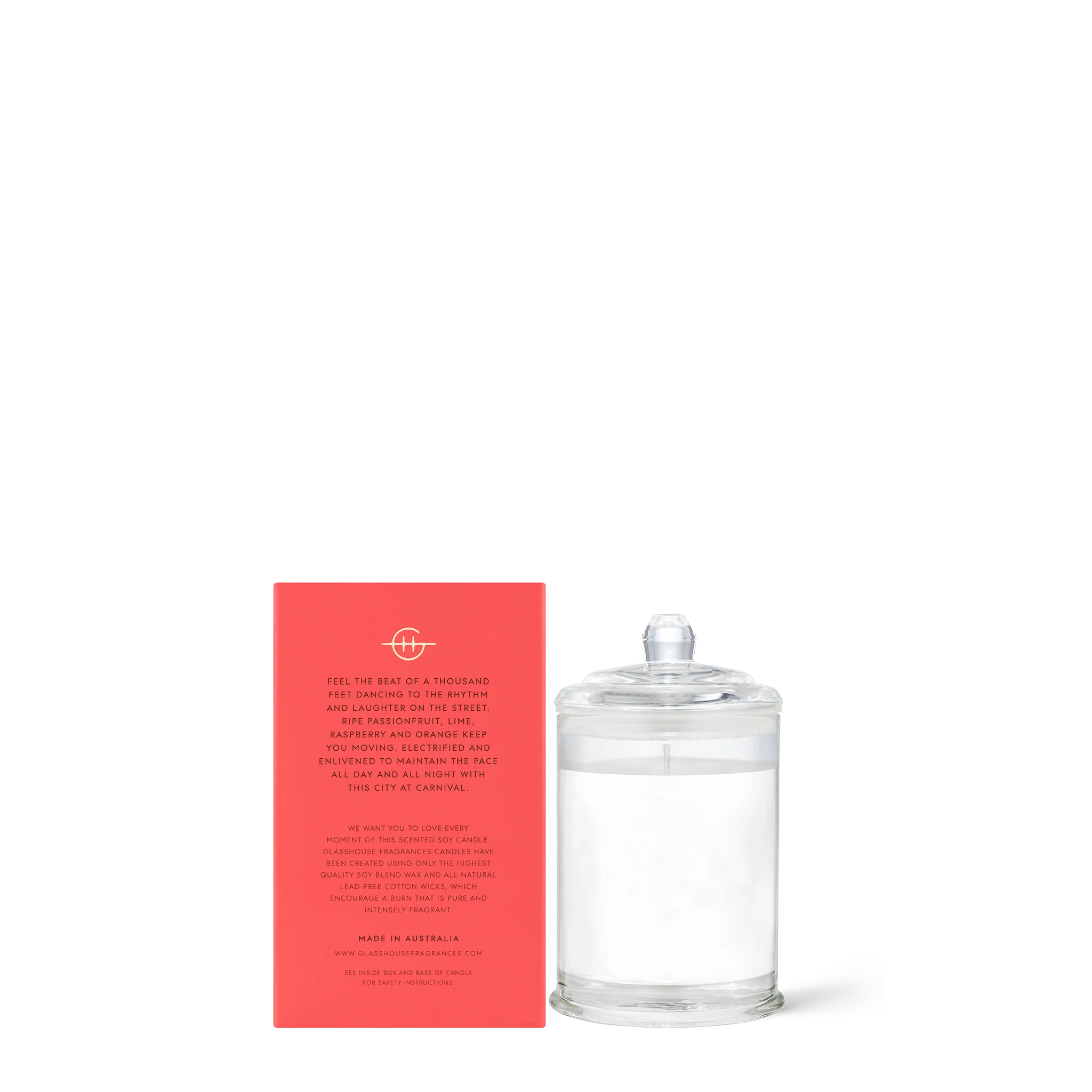 Glasshouse One Night in Rio Soy Candle 60g