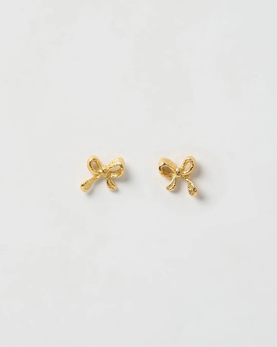 Bowie Gold Stud Earrings