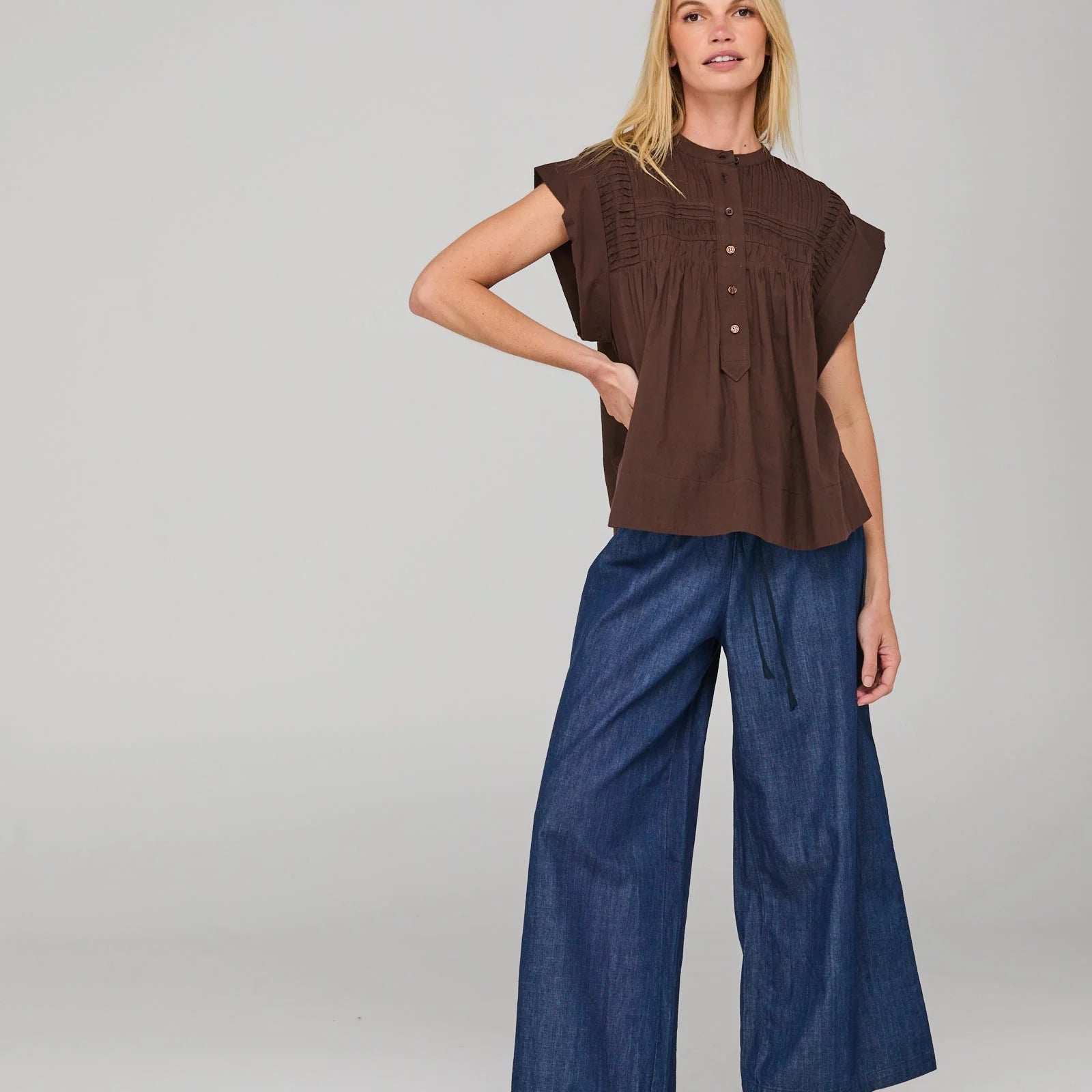 Danika Top - Ground Coffee