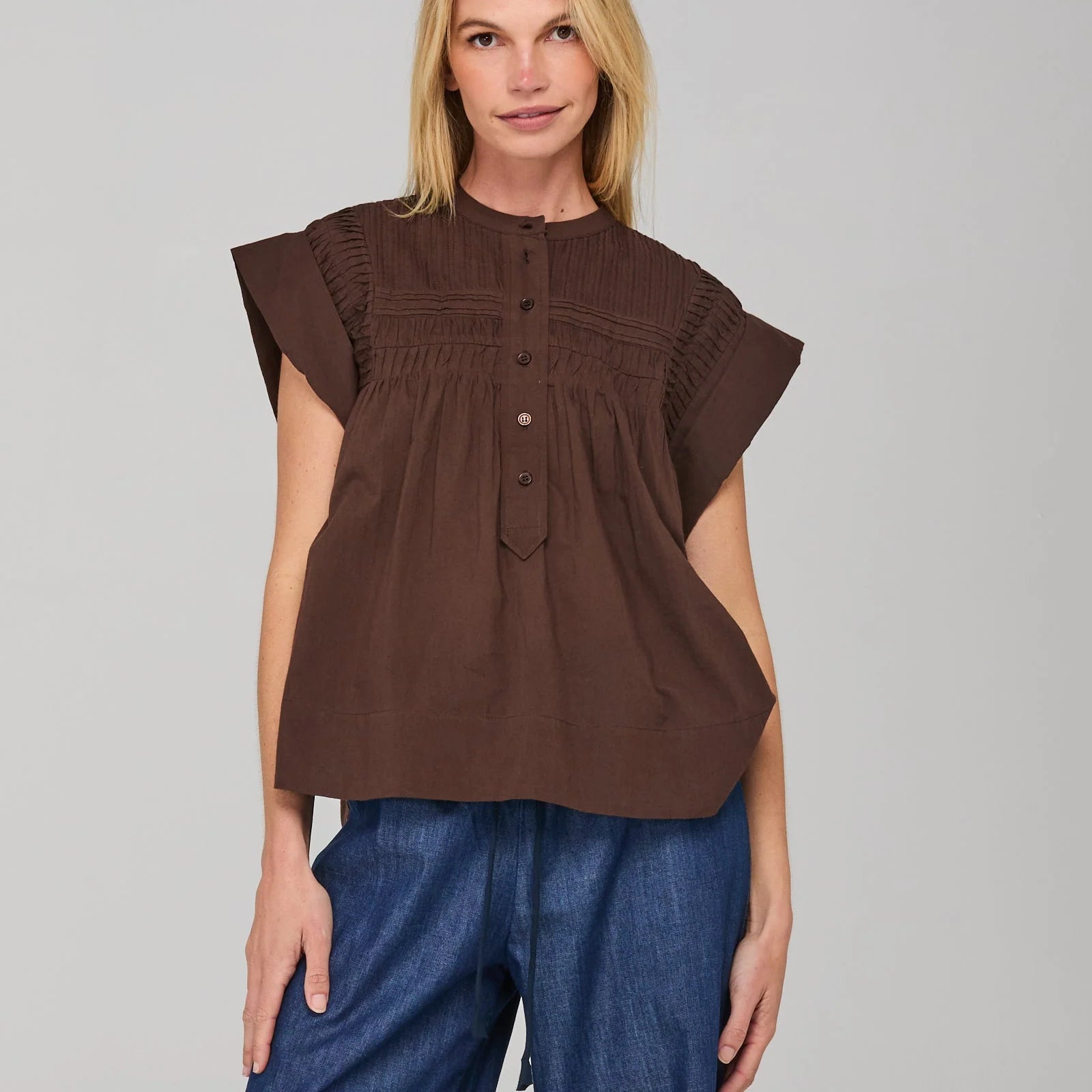 Danika Top - Ground Coffee