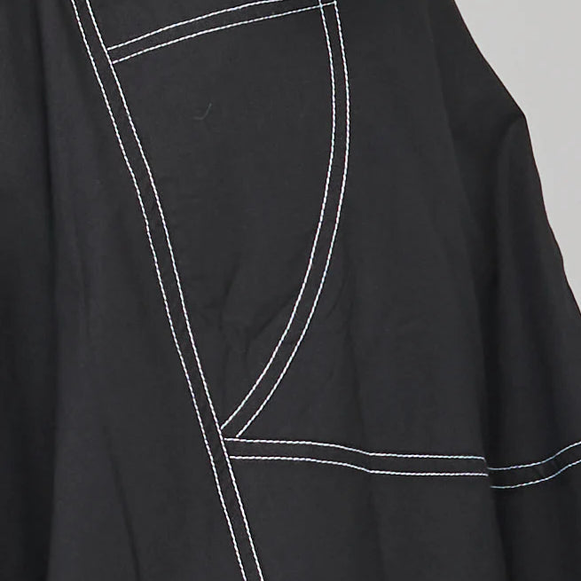 Guru Pant - Black with White Stitching