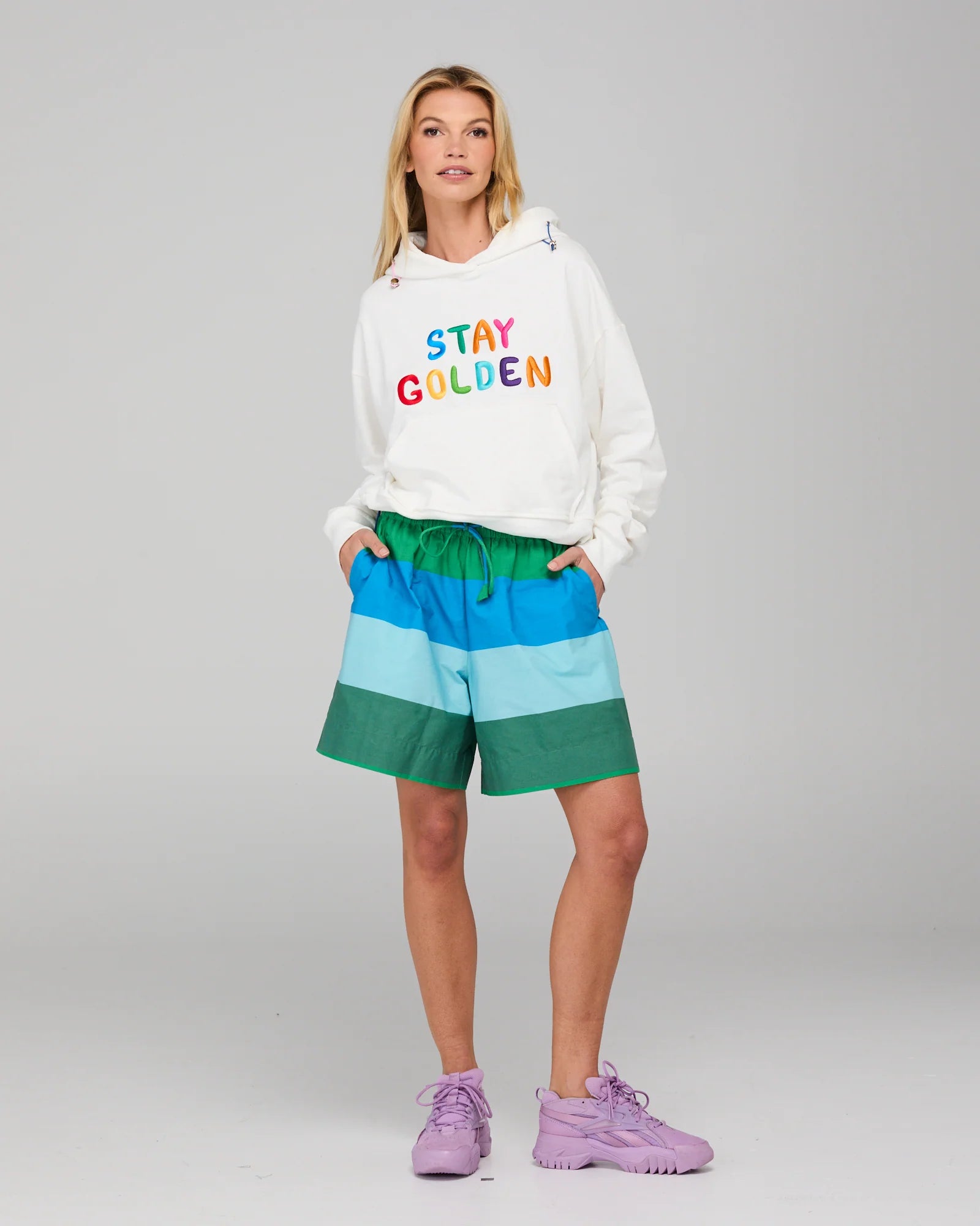 Meeko Embroidered Jumper - White