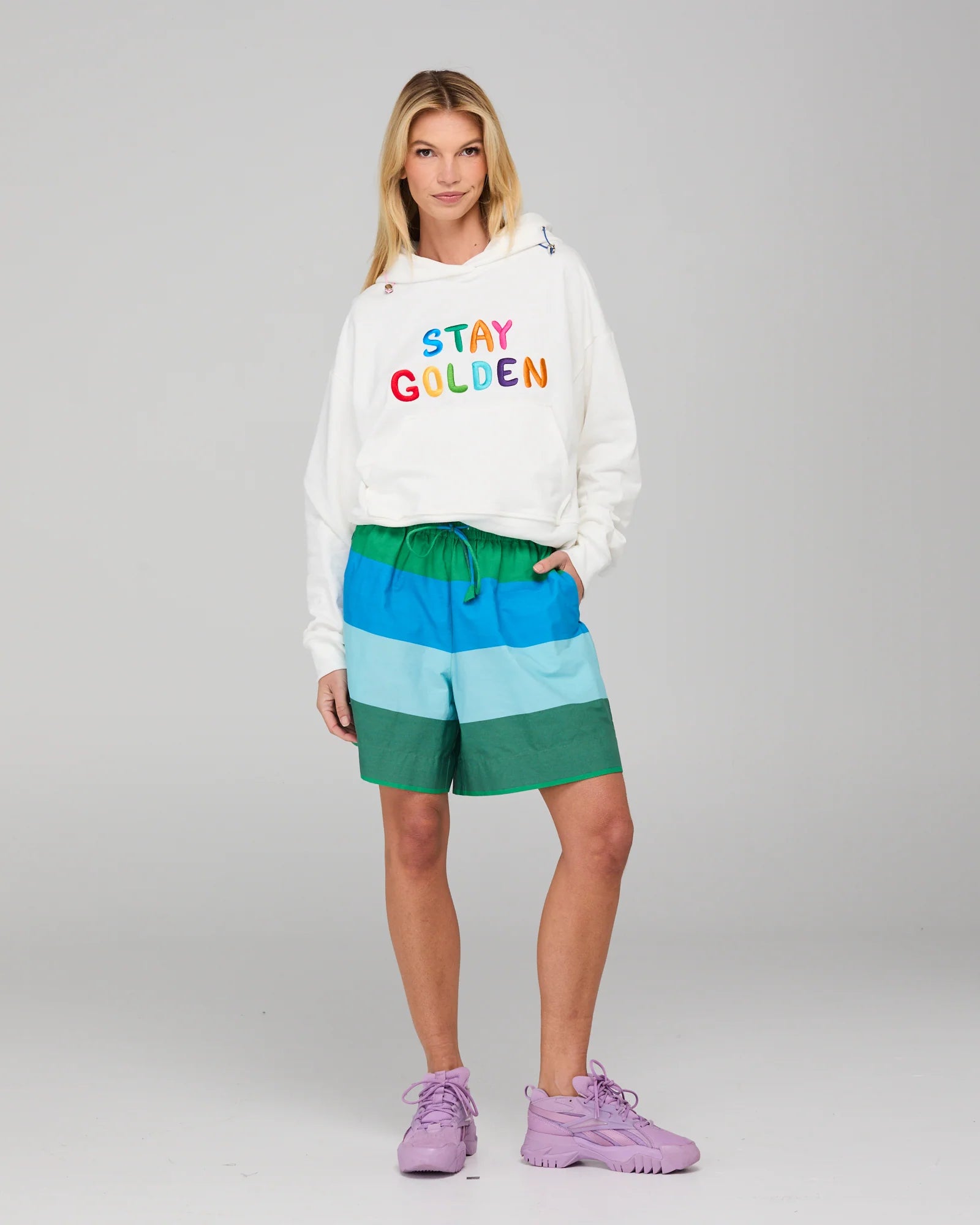 Meeko Embroidered Jumper - White
