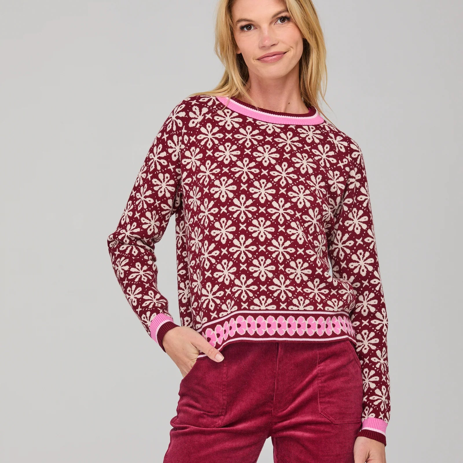 Gigi Jumper - Merlot