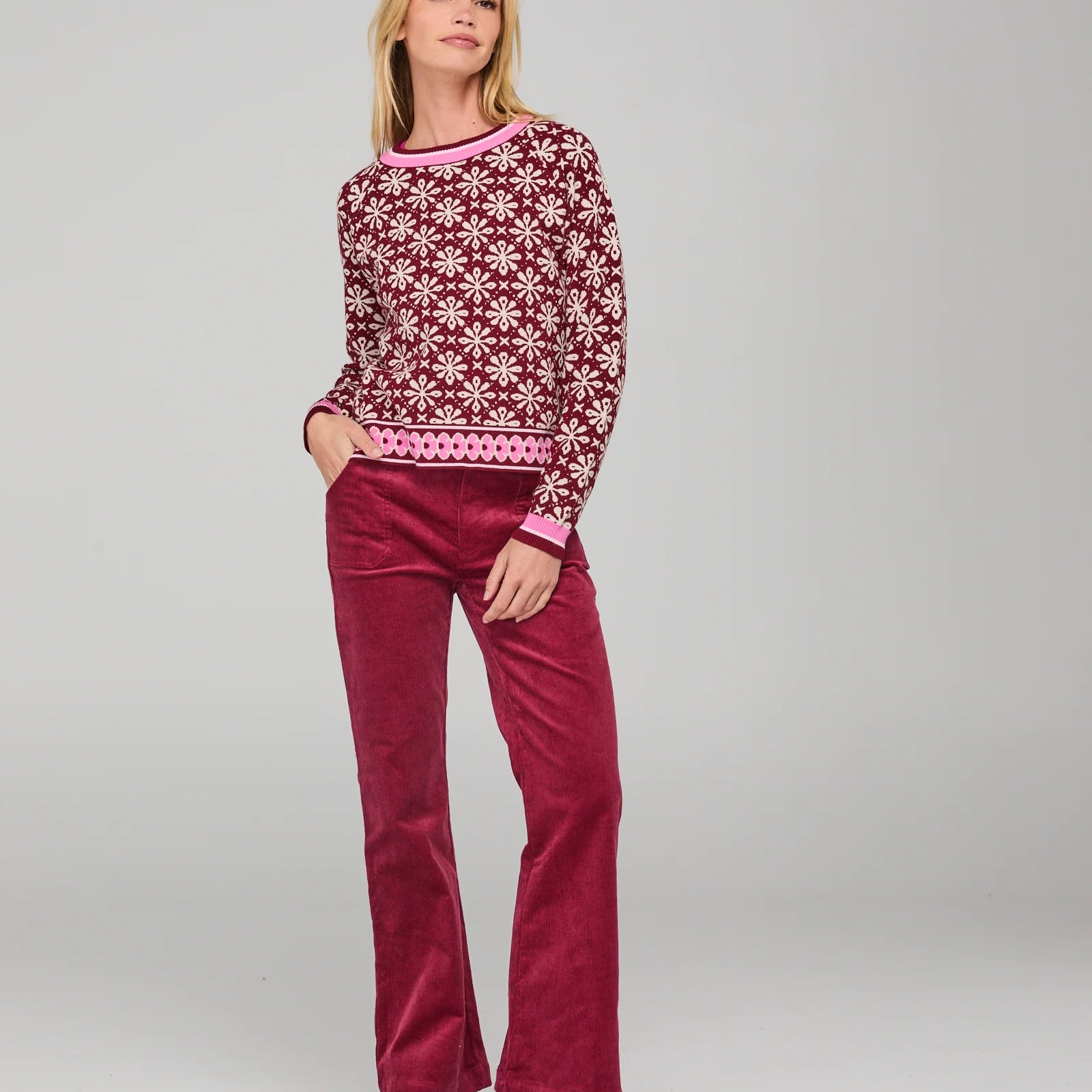 Gigi Jumper - Merlot
