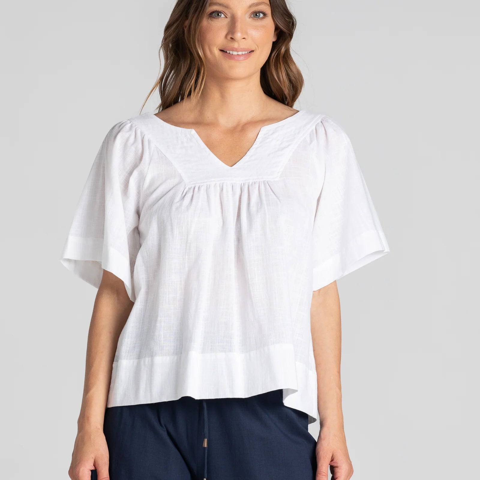 Freya Top Basic - White