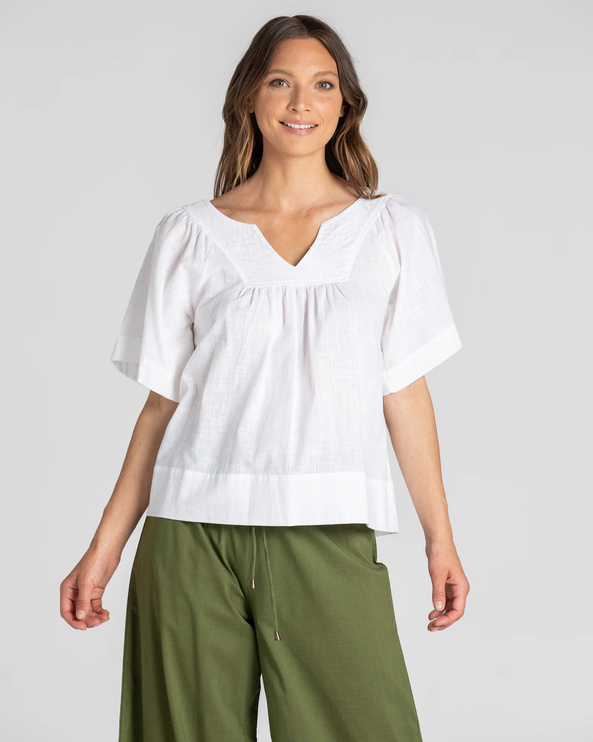 Freya Top Basic - White