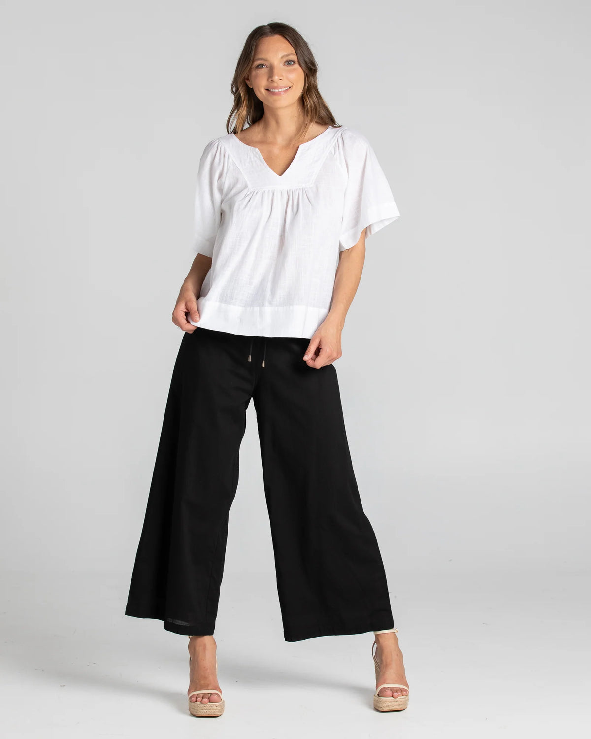 Freya Top Basic - White