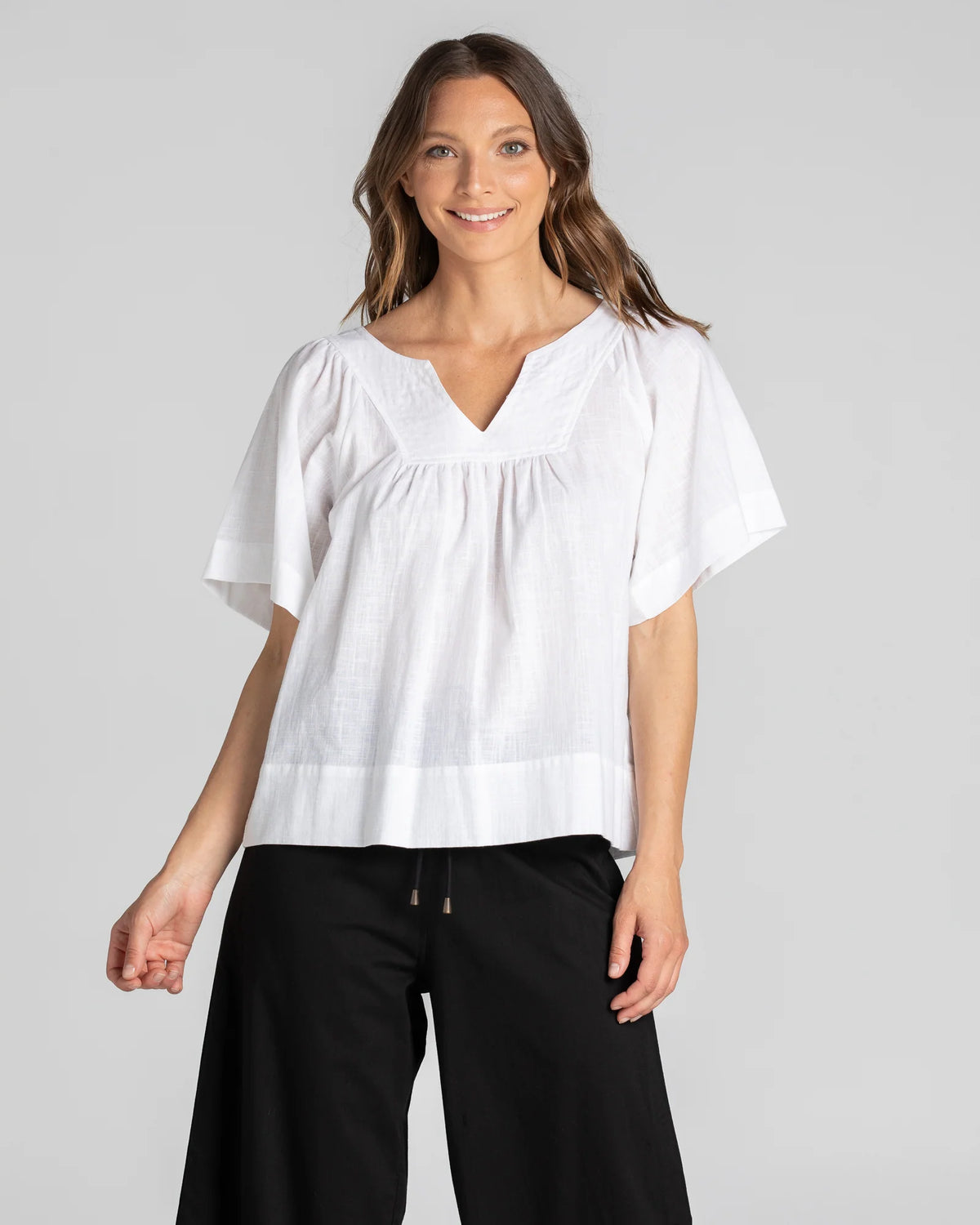 Freya Top Basic - White