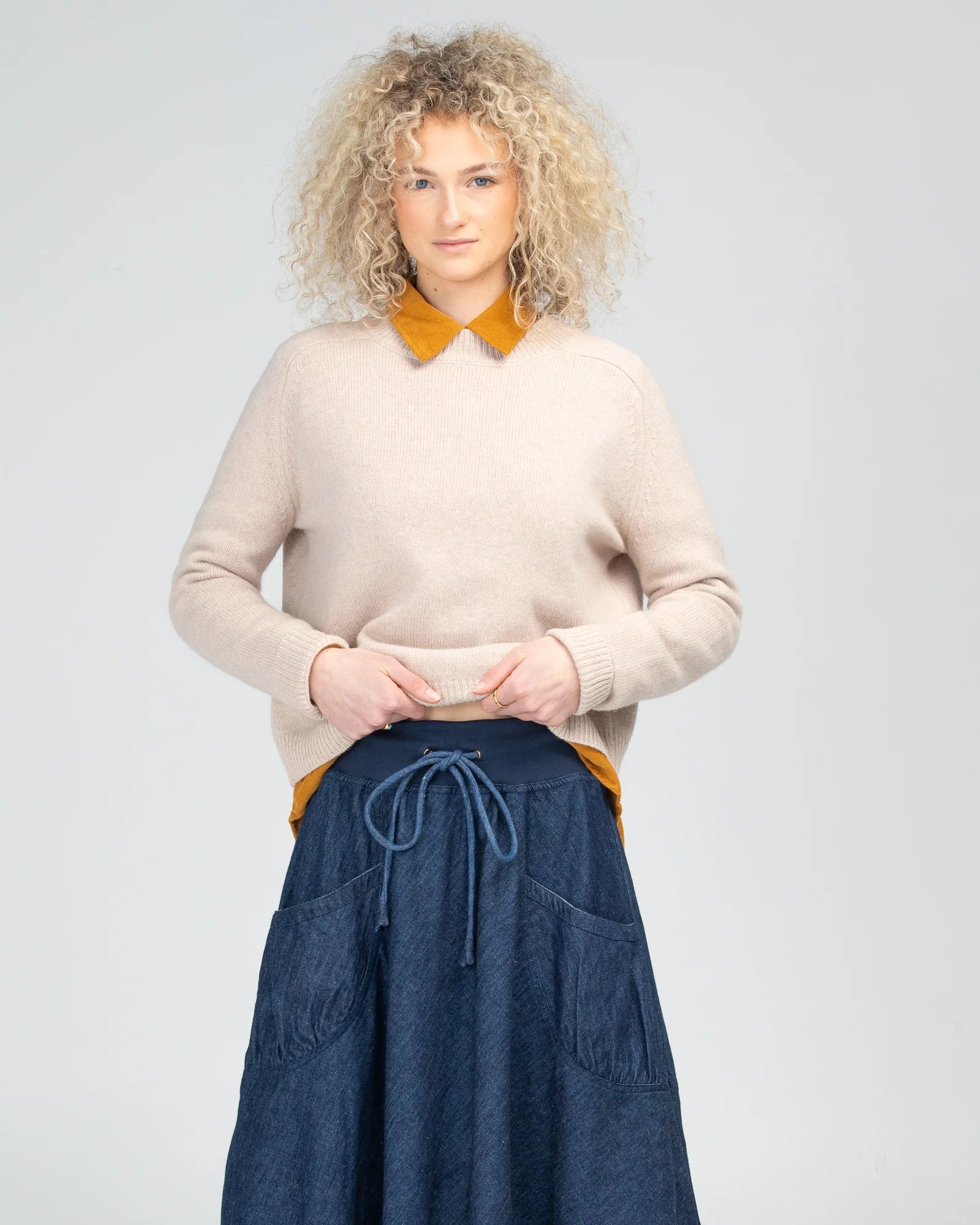 Guru Skirt Basic - Dark Denim