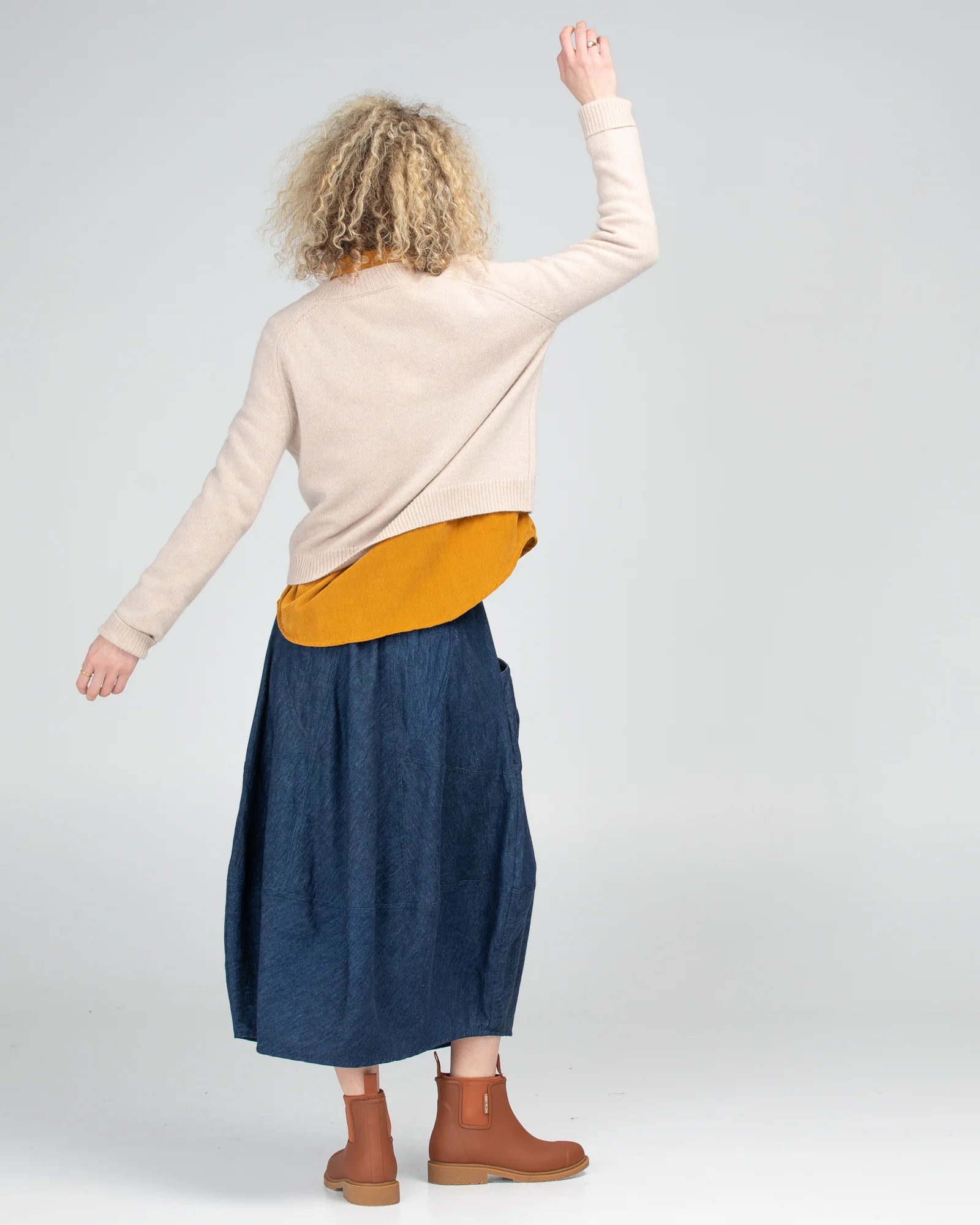 Guru Skirt Basic - Dark Denim