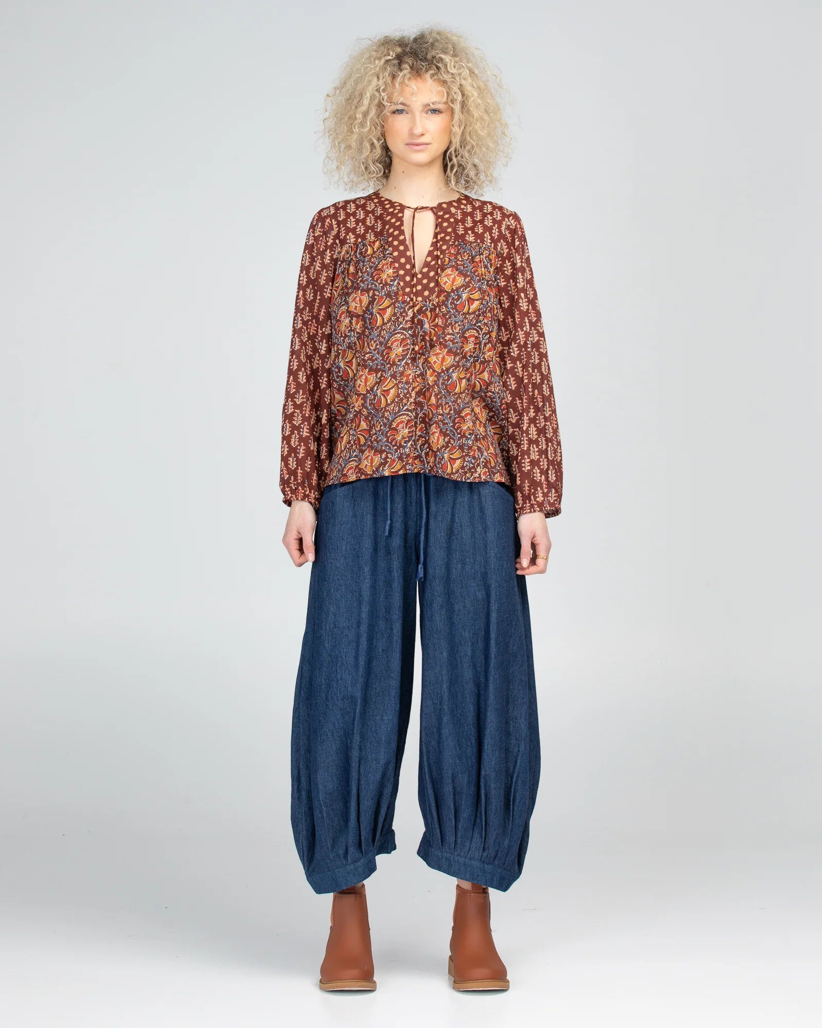 Guru Pant Basic - Dark denim