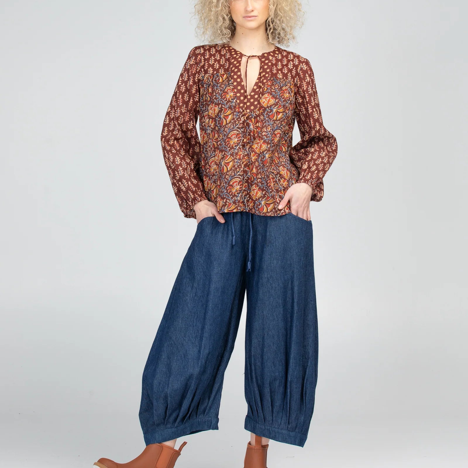 Guru Pant Basic - Dark denim