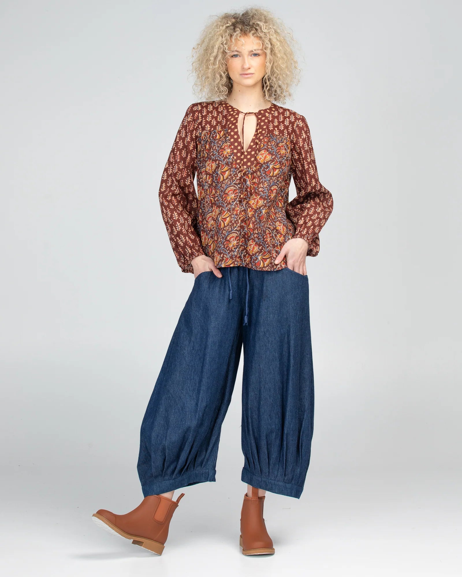 Guru Pant Basic - Dark denim