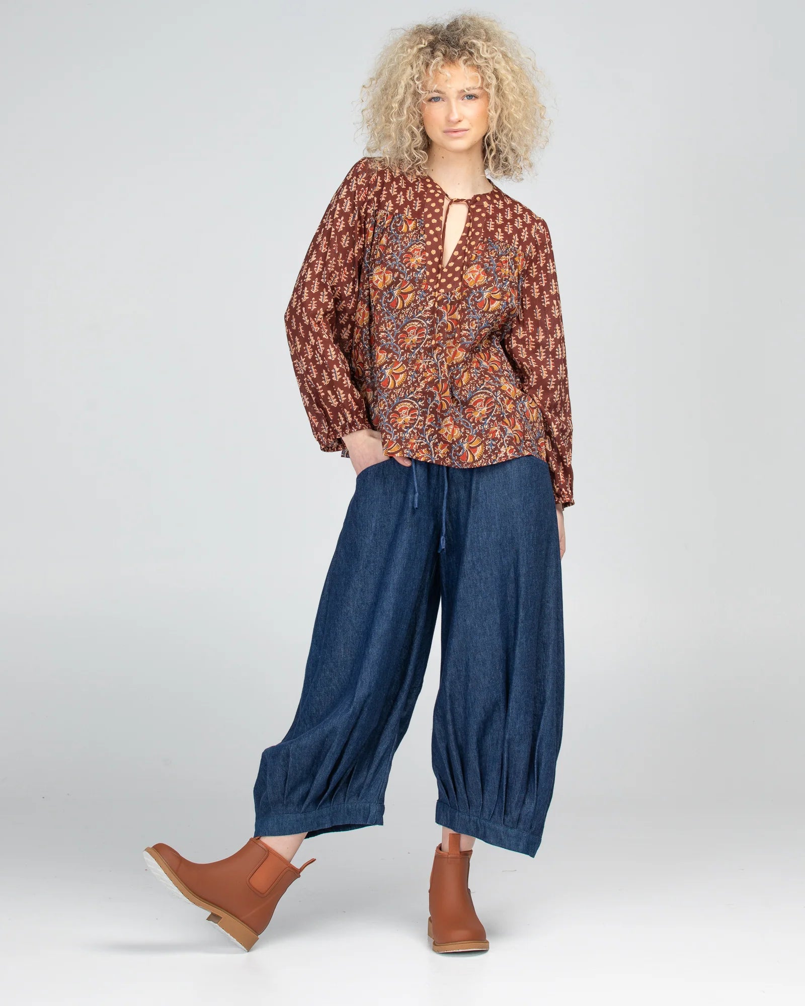 Guru Pant Basic - Dark denim